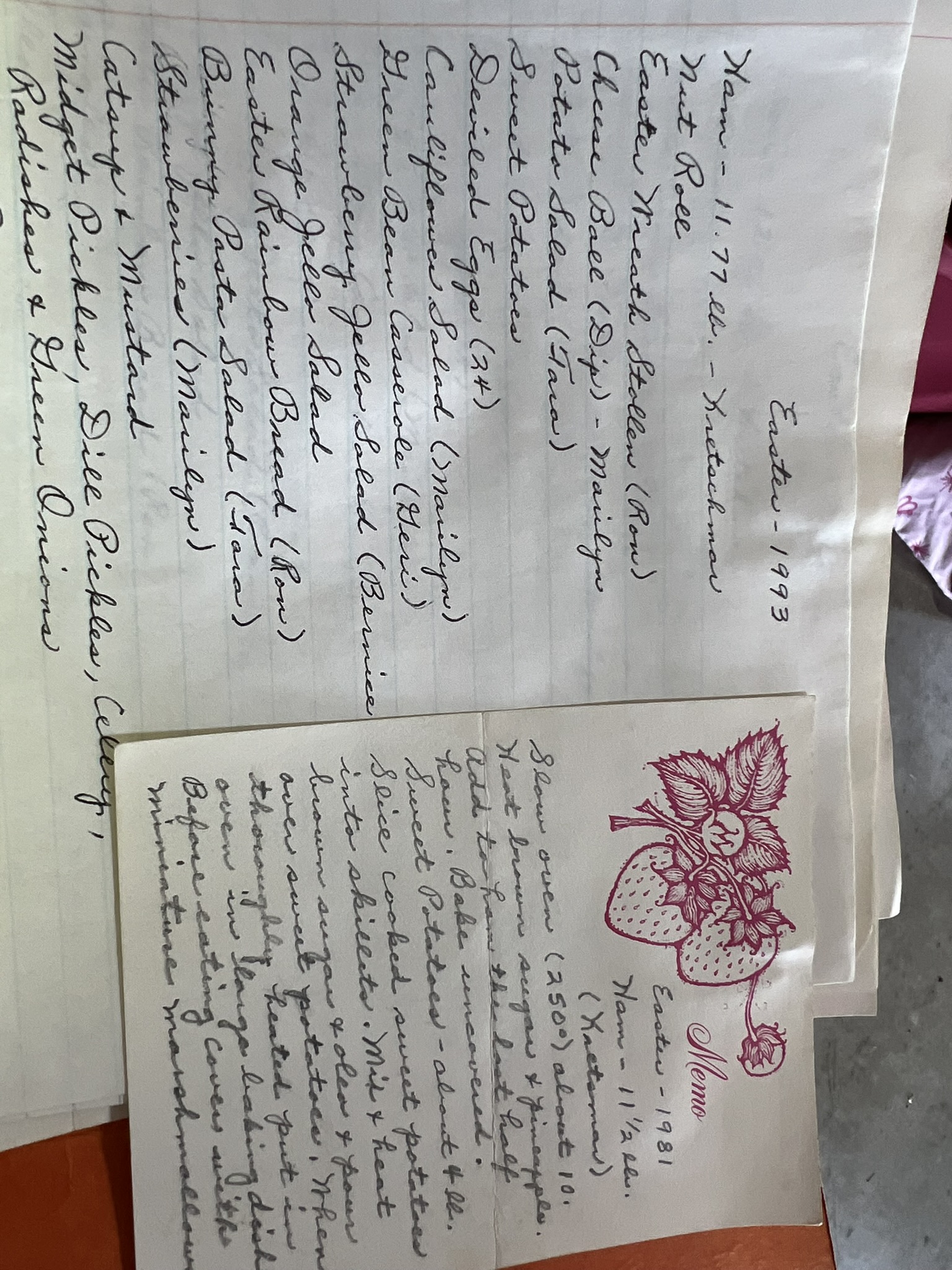 A third page from Elizabeth's daily journal.